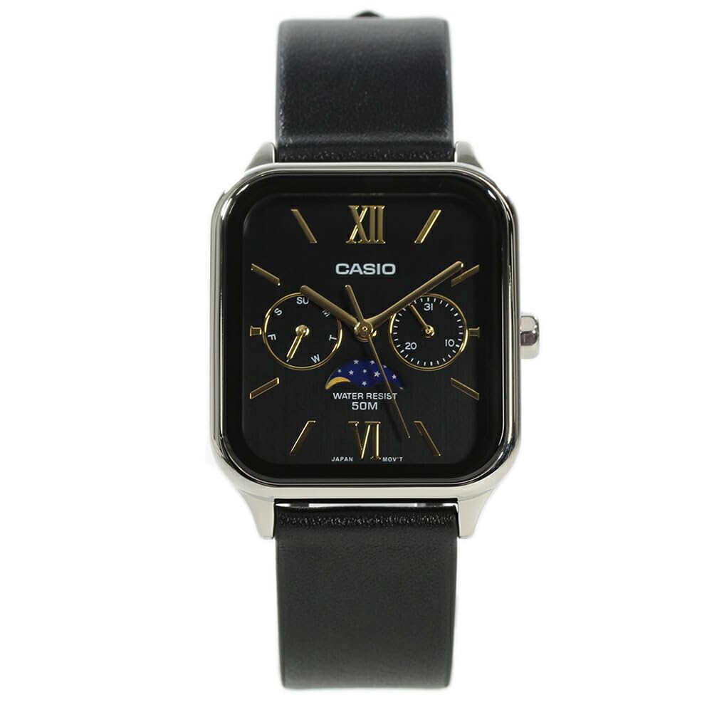 Amazon | CASIO MTP-M305L-1A2 ムーンフェイズ 月齢 レトロ